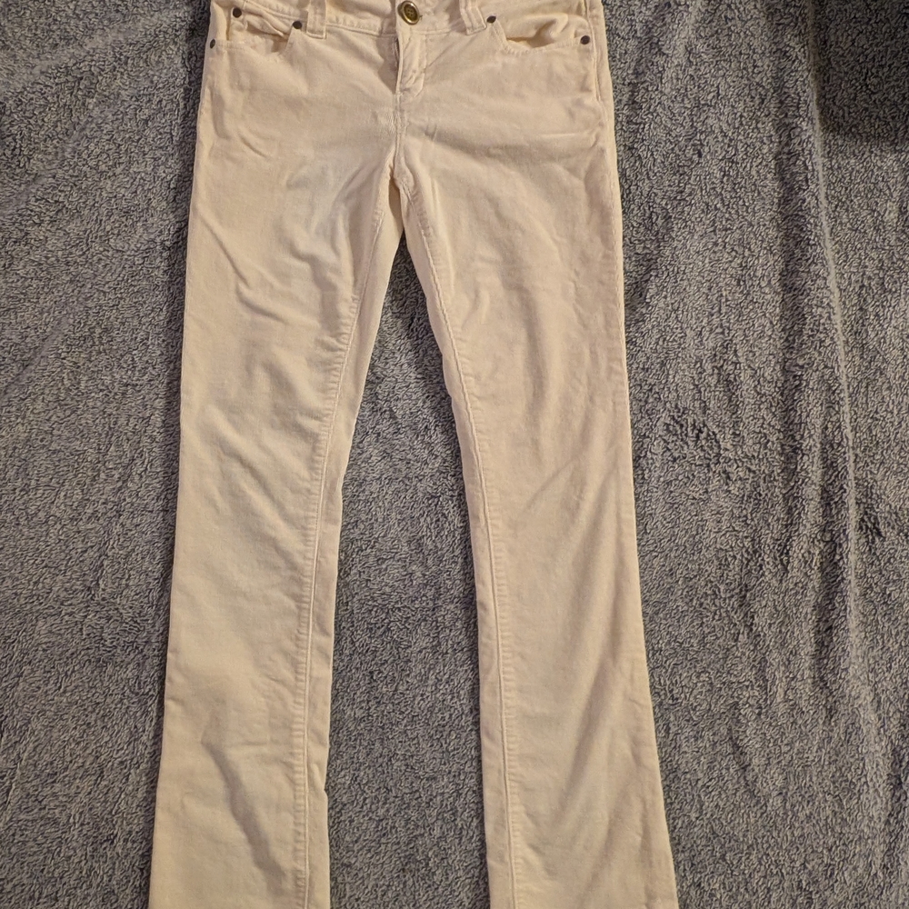 Arden B Cream Corduroy Pants